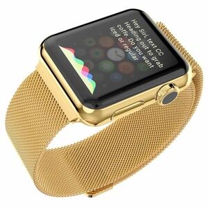 Apple Watch 24K Gold Plated Milanese Loop Band (Small: 38mm-41mm)(NEW) $300 MSRP